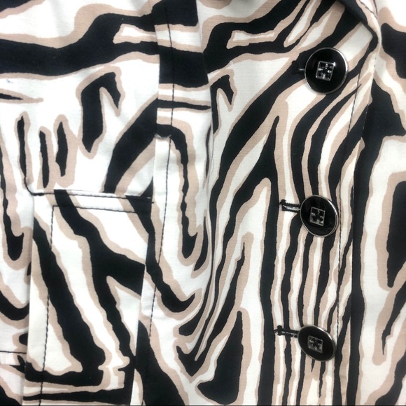 Rafaella Blazer Zebra Striped M - Picture 5 of 6